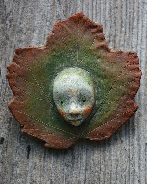 LEAF 2 by artist Gioconda Pieracci of Pupillae Art Dolls