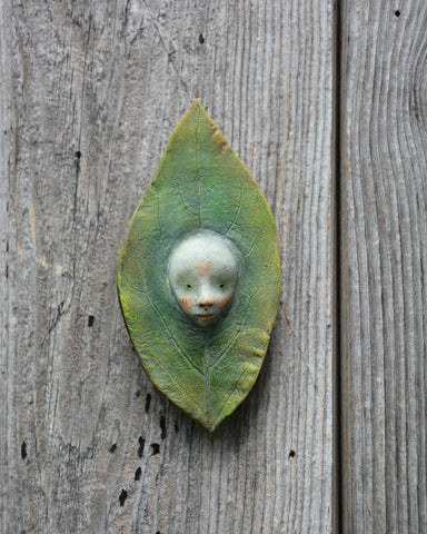 LEAF 3 by artist Gioconda Pieracci of Pupillae Art Dolls