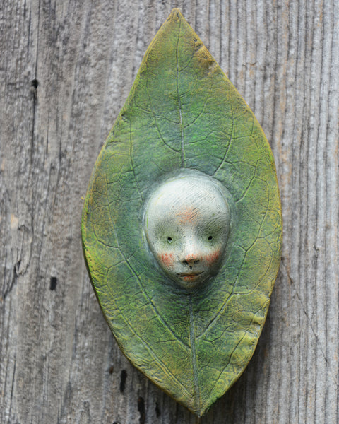 LEAF 3 by artist Gioconda Pieracci of Pupillae Art Dolls