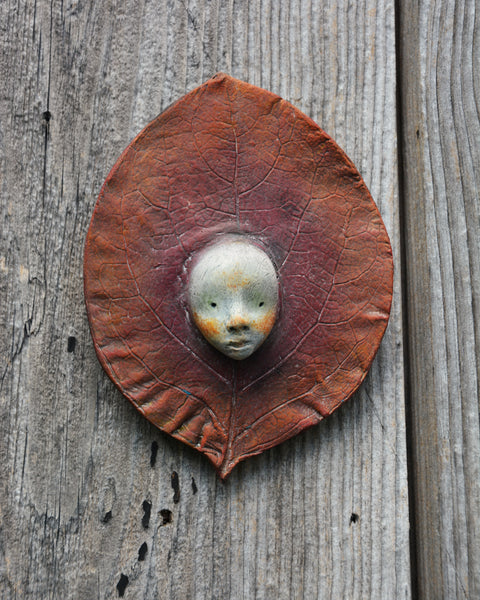 LEAF 1 by artist Gioconda Pieracci of Pupillae Art Dolls