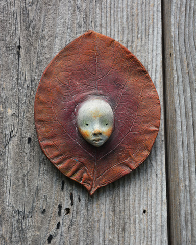 LEAF 1 by artist Gioconda Pieracci of Pupillae Art Dolls