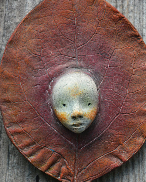 LEAF 1 by artist Gioconda Pieracci of Pupillae Art Dolls