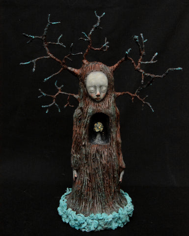 SANCTUARY by artist Gioconda Pieracci of Pupillae Art Dolls