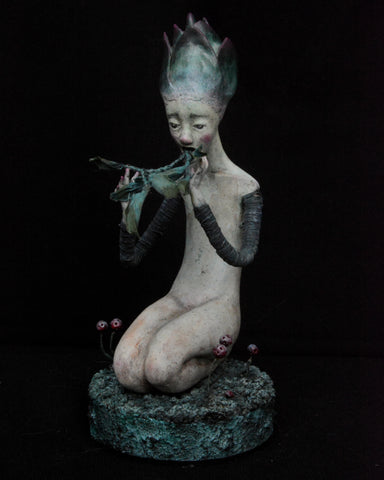 BUD by artist Gioconda Pieracci of Pupillae Art Dolls