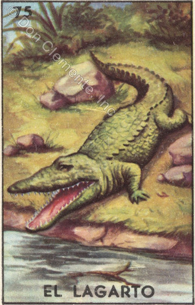 75 EL LAGARTO (The Alligator) by artist Sócrates M Medina of Perro y Arena
