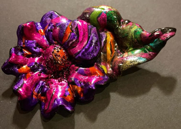 THE HOLIDAY BROOCH COLLECTION: Purple Reign by artist Eden Folwell