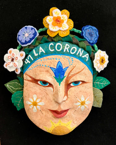 47 LA CORONA (The Crown) / Garland Crown by artist Ulla Anobile