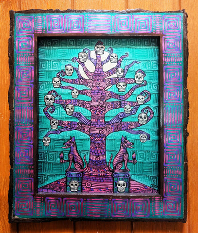 EL ÁRBOL DE MICTLÁN by artist Pamela Enríquez-Courts