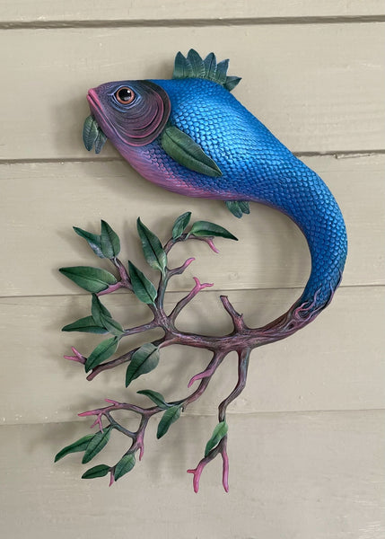 THE FISH THAT BECAME A TREE by artist Samantha Jane Mullen