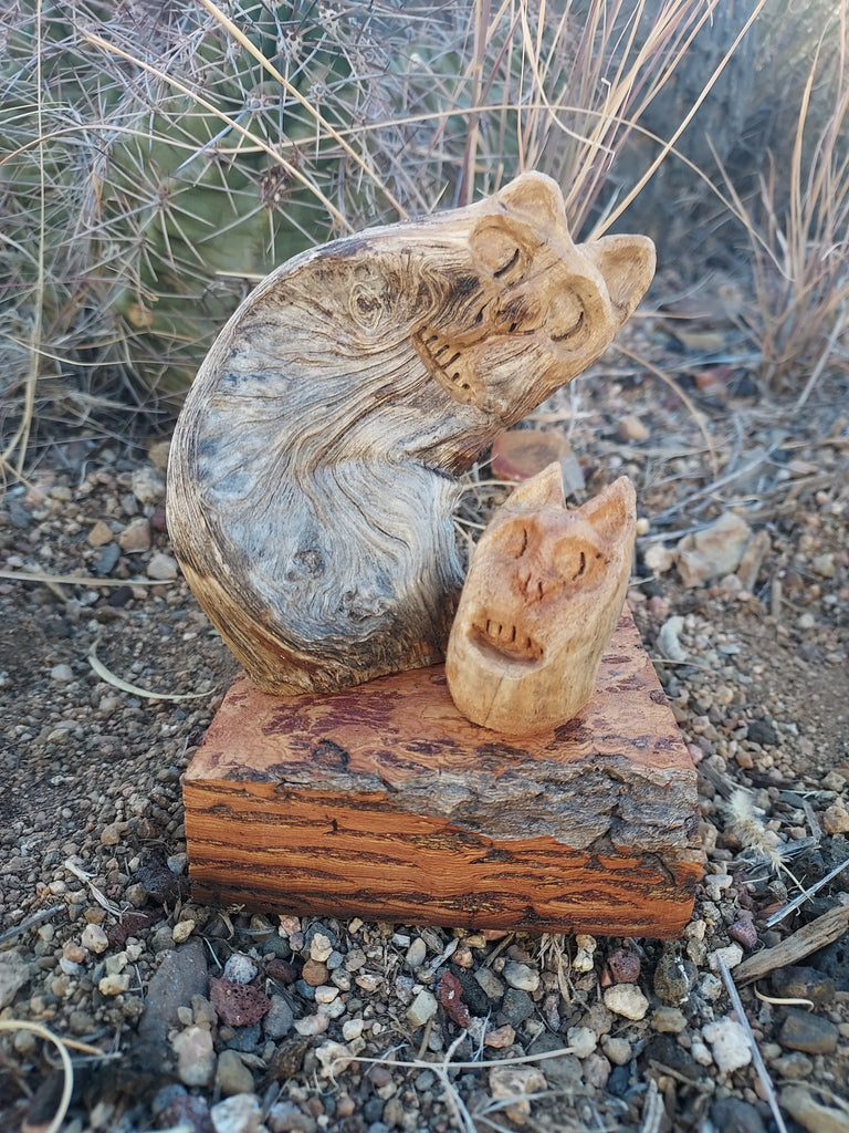 LAUGHING CATS by artist Mark Cantrell