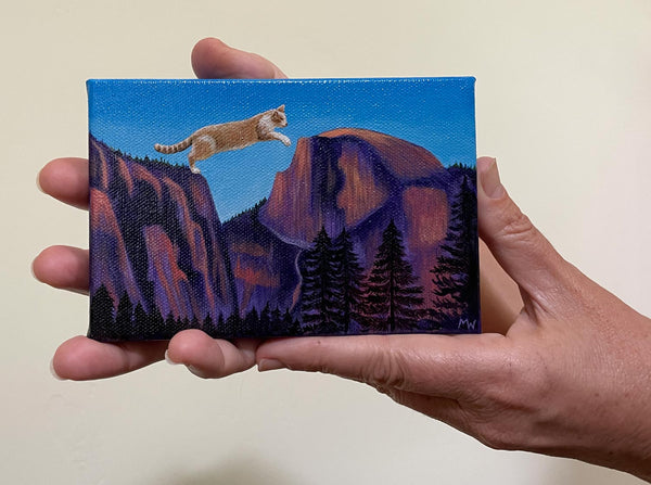 THE GIANT CAT OF YOSEMITE by artist Michelle Waters
