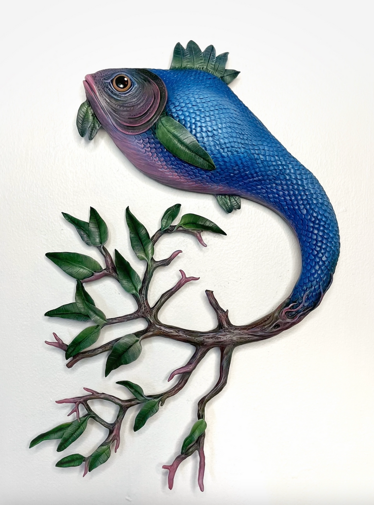 THE FISH THAT BECAME A TREE by artist Samantha Jane Mullen