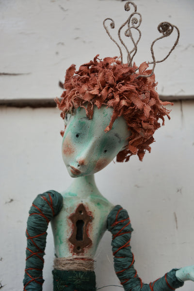 CALENDULA, KEEPER OF THE SCENT by featured artist Gioconda Pieracci of Pupillae Art Dolls