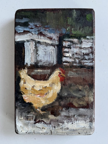 THEA XENI'S CHICKEN by artist Athanasia Nancy Koutsouflakis