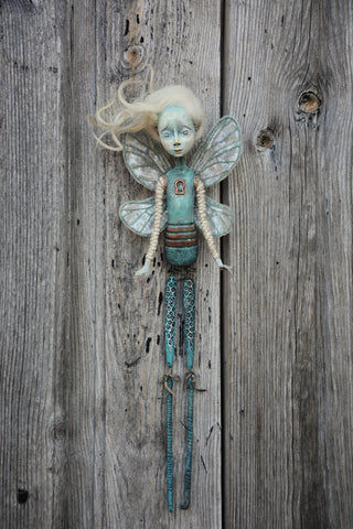 DAMIGELLA, THE KEEPER OF ENCHANTMENT by featured artist Gioconda Pieracci of Pupillae Art Dolls
