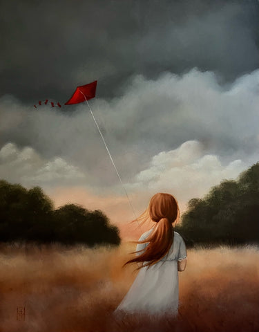 GRASPING FOR THE WIND by artist Terri Woodward