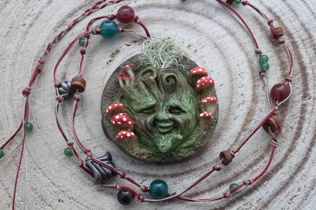 MEDALLION OF THE FOREST 1 by artist Elisabetta Visentini