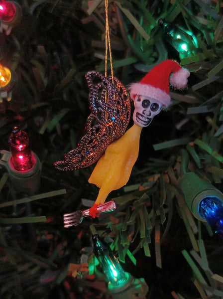 A VERY MERRY ThanksGivOWeen ornament 1 and 2 by artist Jen Raven