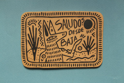 SALUDOS DESDE BAJA by artist Sócrates M Medina of Perro y Arena