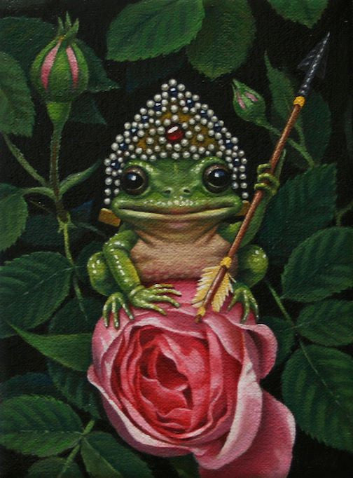 FROG PRINCESS by artist Olga Ponomarenko