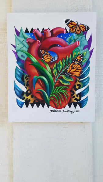 27 EL CORAZON (The Heart) / Corazón de la Selva by artist Miriam Martinez