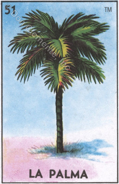 LA PALMA (The Palm Tree) #51 by artist Ivan Godinez