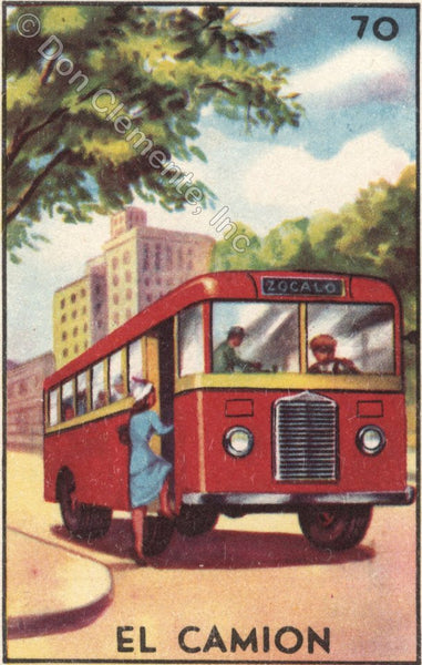 EL CAMION (The Bus) #70 by artist Pamela Enriquez-Courts