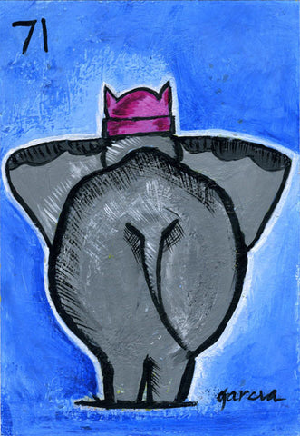 #71 EL ELEFANTE (The Elephant) by artist Rosie Garcia