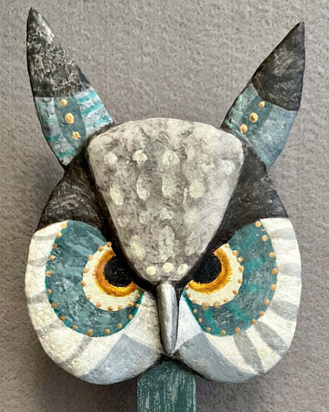 OWL MASK 18 by artist Ulla Anobile