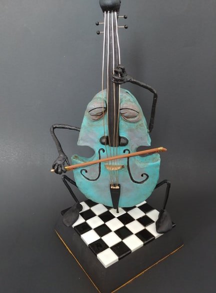 EL VIOLONCELLO (The Cello) / ALLEGRO #18 by artist Denise Bledsoe