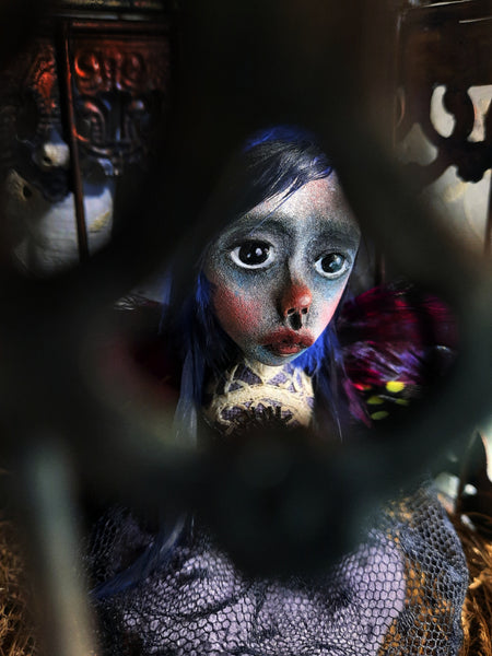 UNDER THE SHADOW OF YOUR WINGS by artist Ioanna Tsouka (Anima ex Manus Art Dolls)