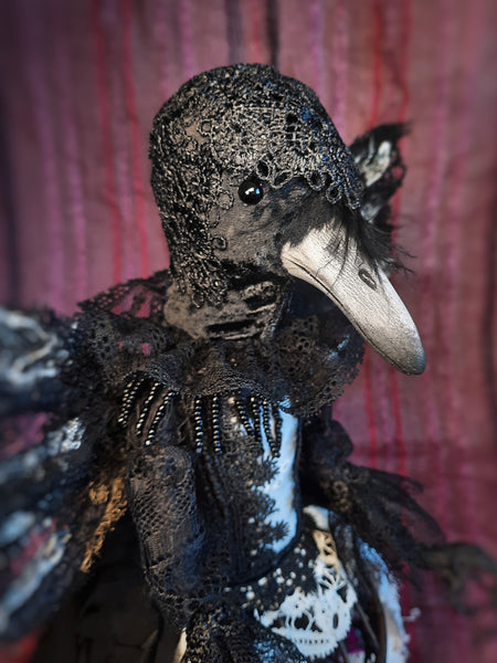 UNDER THE SHADOW OF YOUR WINGS by artist Ioanna Tsouka (Anima ex Manus Art Dolls)