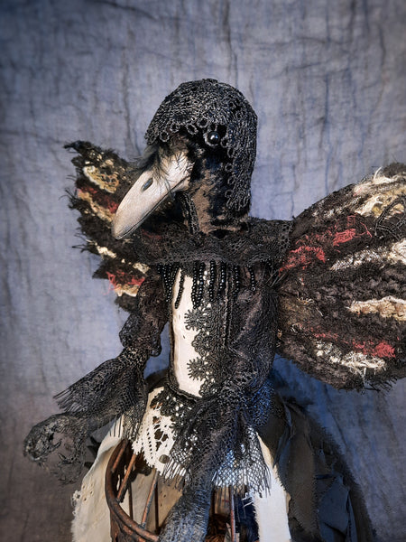 UNDER THE SHADOW OF YOUR WINGS by artist Ioanna Tsouka (Anima ex Manus Art Dolls)