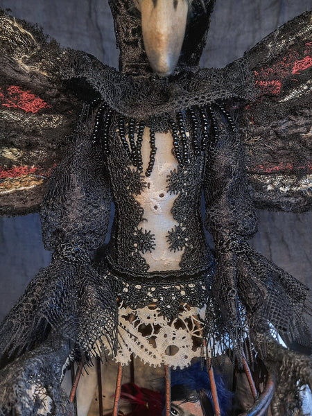 UNDER THE SHADOW OF YOUR WINGS by artist Ioanna Tsouka (Anima ex Manus Art Dolls)