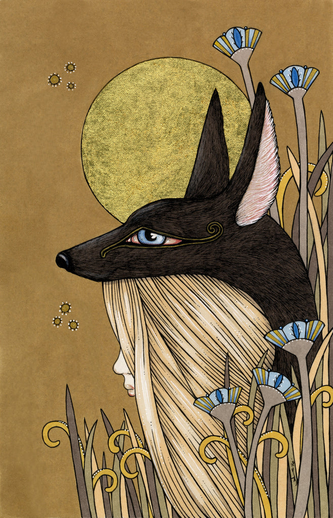 Anubis by artist Anita Inverarity