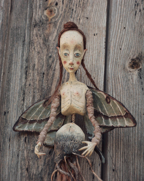 THE ROOTS AND THE WINGS by artist Gioconda Pieracci (Pupillae Art Dolls)