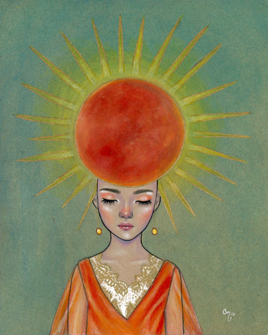 El Sol #46 (The Sun)by artist Candace McKay