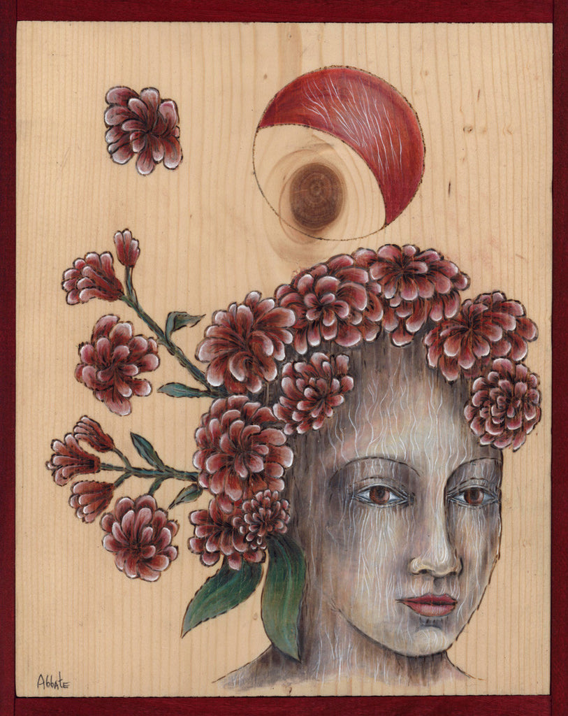 GILLY FLOR DE LA LUNA ROJA by artist Donna Abbate