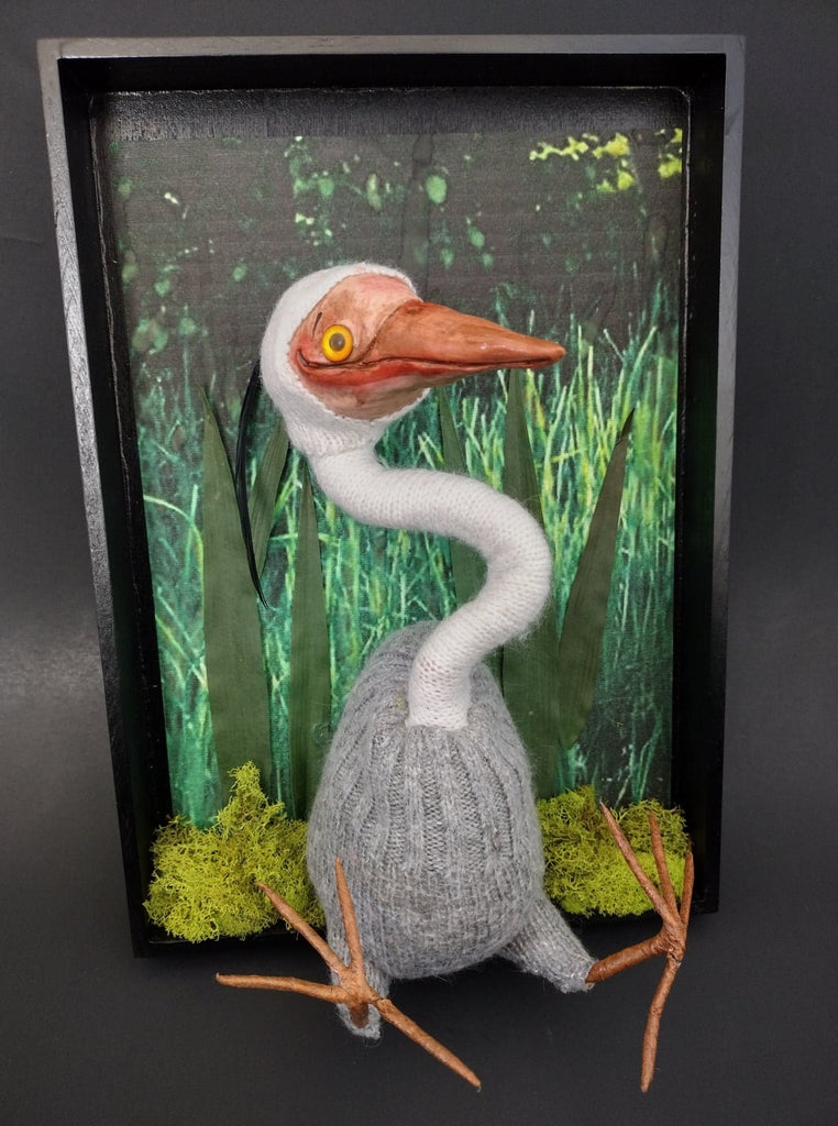19 LA GARZA (The Heron) by artist Denise Bledsoe