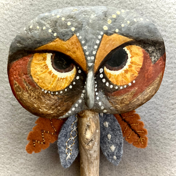 OWL MASK 16 by artist Ulla Anobile