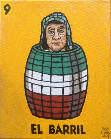 El Chavo del nueve (El barril #9, The Barrel) by artist Lalo Alcaraz