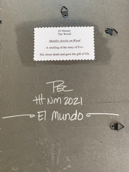 37 EL MUNDO (The World) by artist Pamela Enriquez-Courts