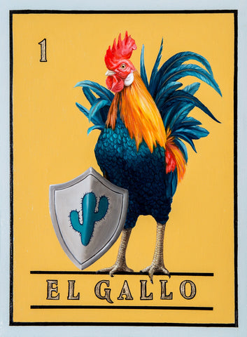EL GALLO #1 (The Rooster) by artist Jon Ching