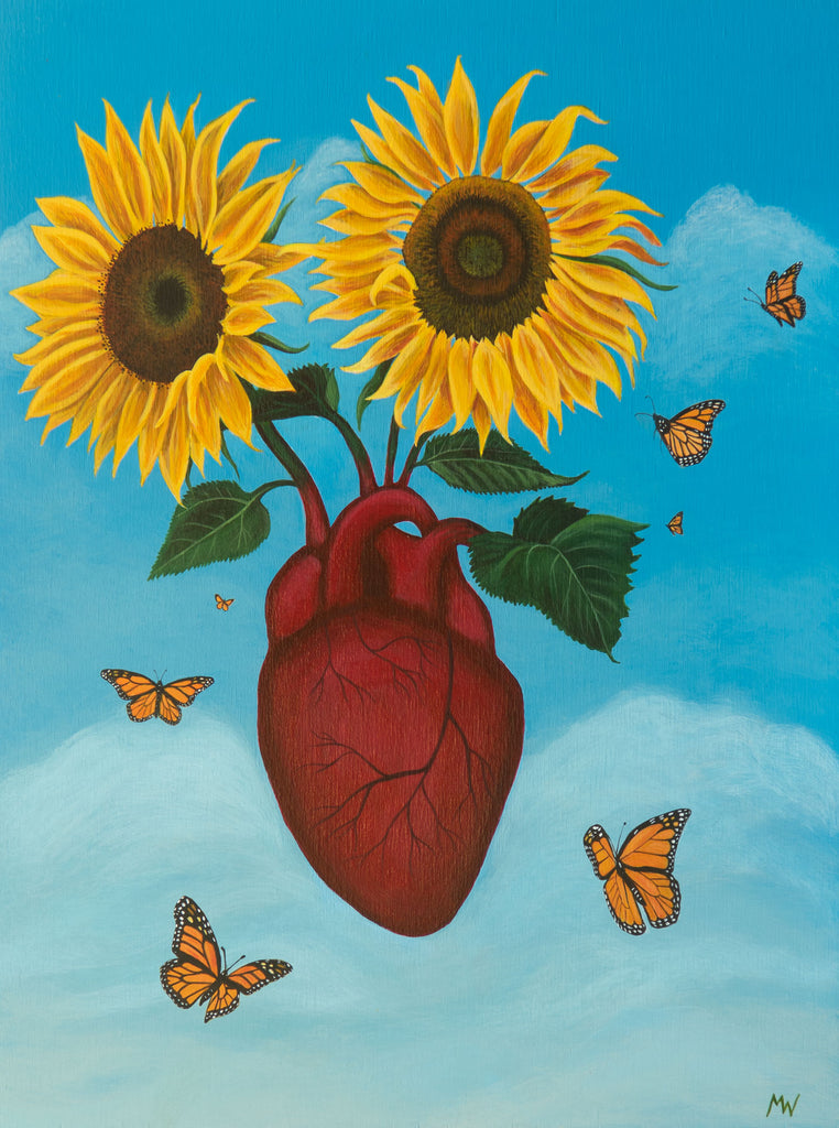 27 EL CORAZON (The Heart) by artist Michelle Waters