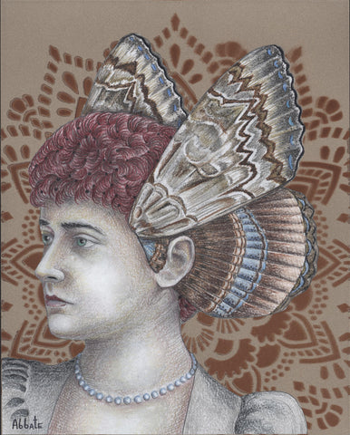 Madame Moth #9 by artist Donna Abbate