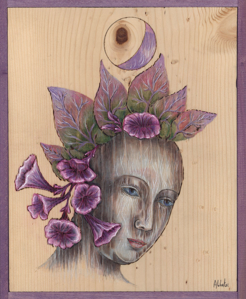 MIRABILIS DE LA LUNA PURPURA by artist Donna Abbate