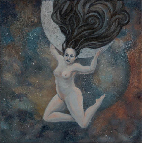 MOON THIEF by artist Anna Magruder
