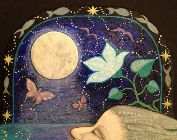Moonlight Swim by artist Ulla Anobile