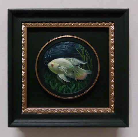 A FISH AND A KITCHEN THING by artist Olga Ponomarenko