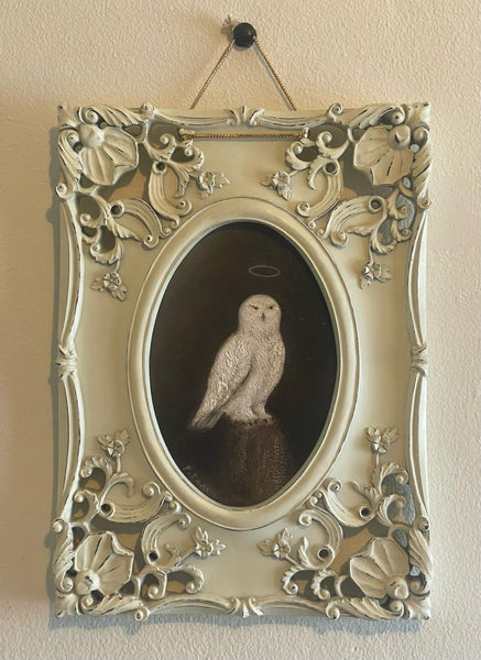 PENSIVE OWL by artist Patrick Thai